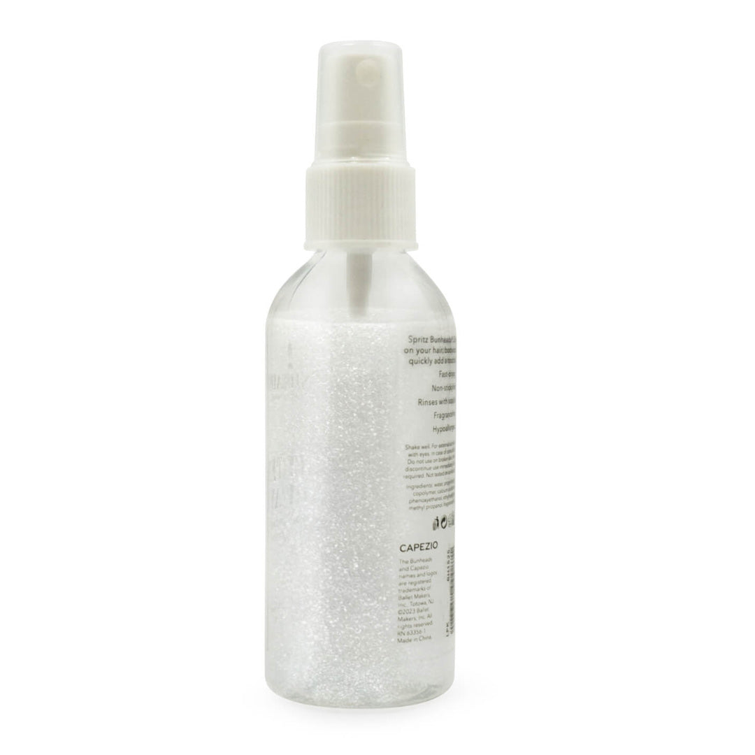 Capezio Spray Glitter Bunheads Glitter Spray Cear BH1563 Back MelizDanceShop