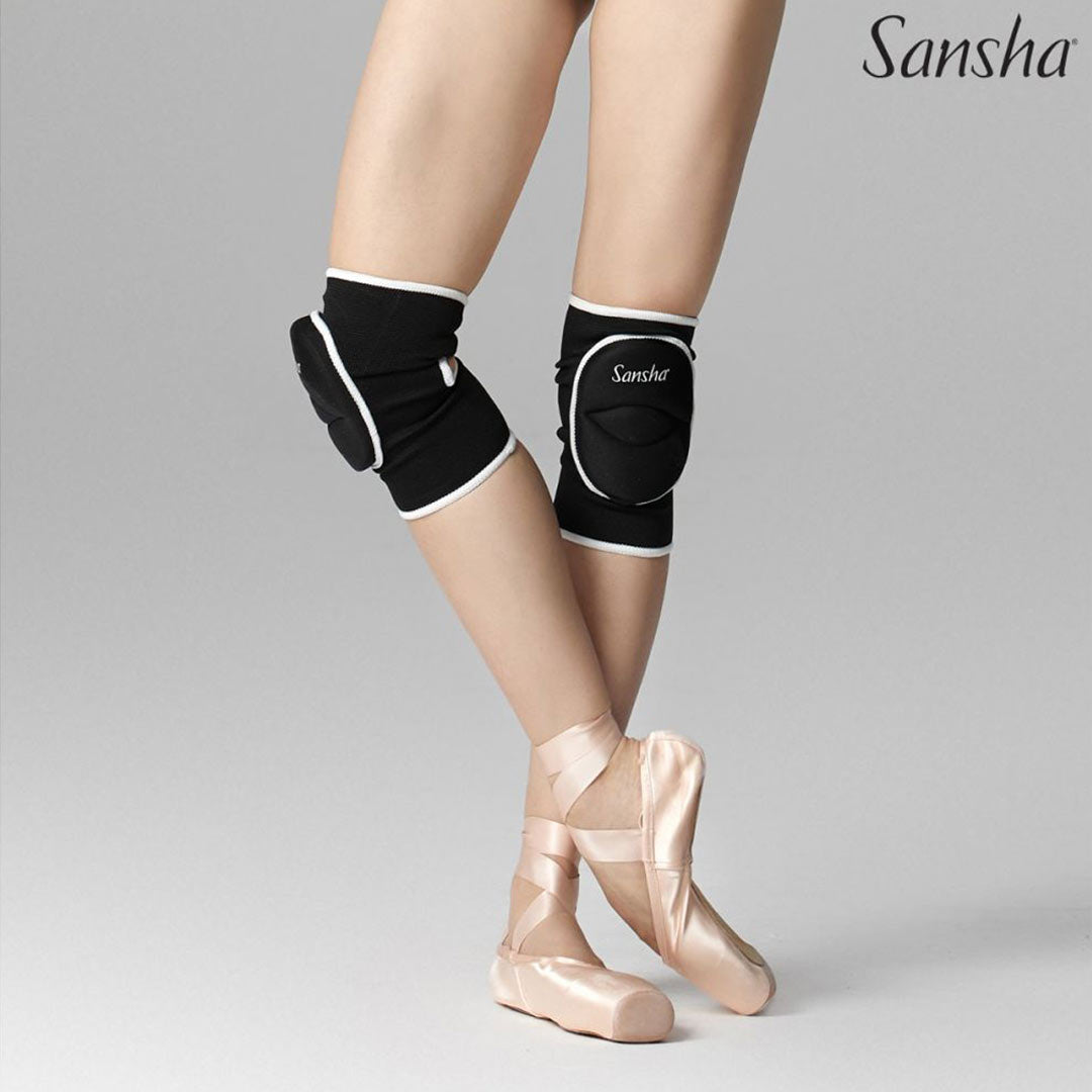 Epigonatides Agonistikes Sansha Kne300 Knee Pads Black MelizDanceShop