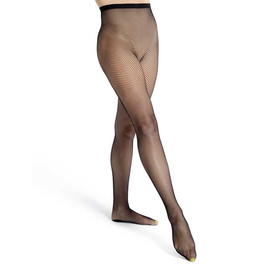 Kalson Xorou Latin Dixti Capezio 3000 Fisnet Tights Black Zoom MelizDanceShop