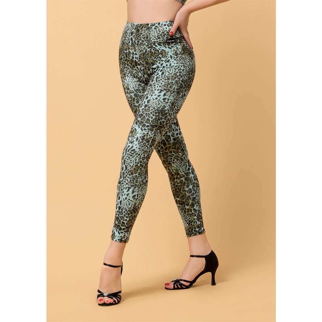 Kolan Xorou Gynaikeio GrandPrix Leslie Menthol Animal Print MelizDanceShop