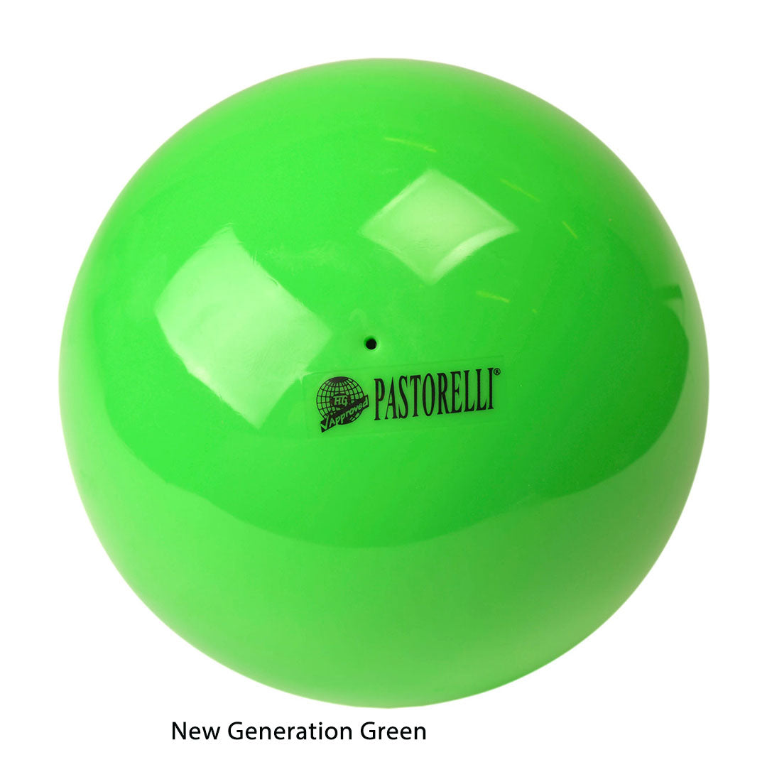 Mpala Rythmikis Gymnastikis Agonistiki Pastorelli New Generation FIG 00001 Green MelizDanceShop