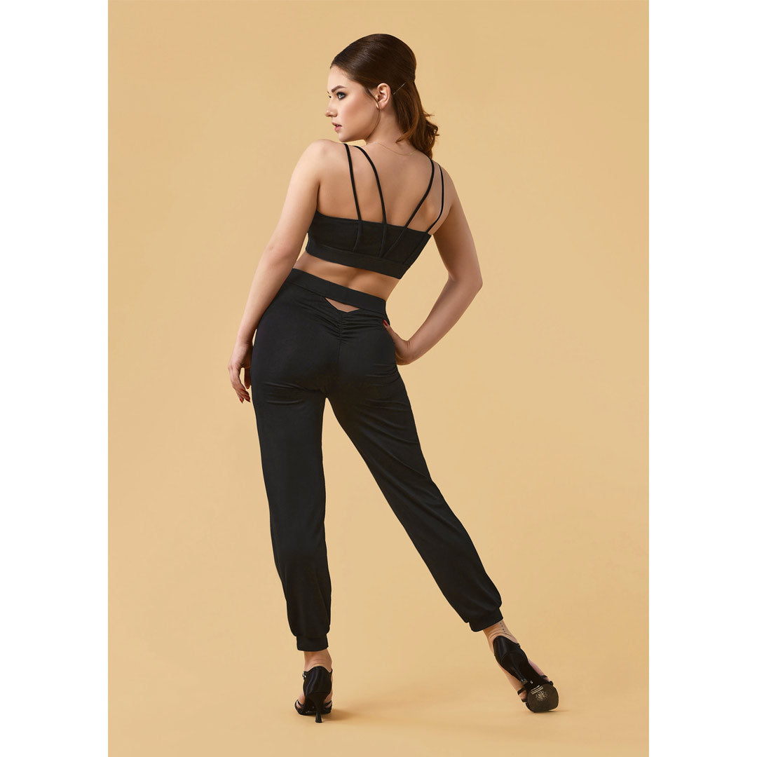 Mpoustaki Xorou Gynaikeio Paidiko Akio Black Back MelizDanceShop