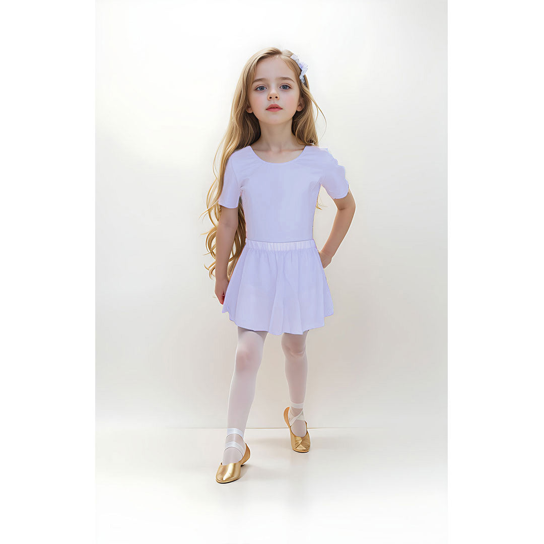 Paidiki Fousta Mpaletou Mouselina GradBallet Georgette Chiffon Skirt Skyblue MelizDanceShop