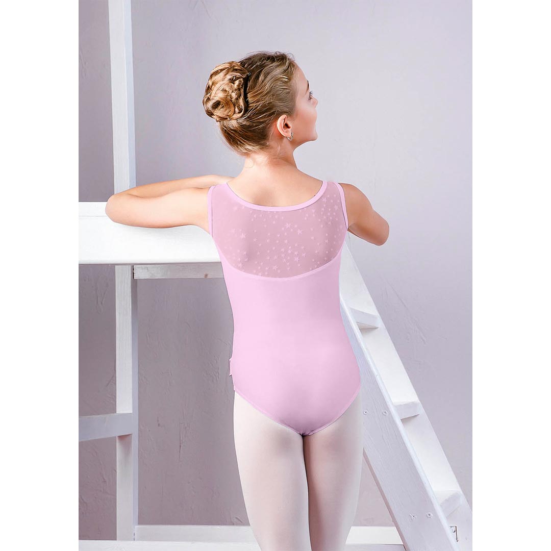 Paidiko Kormaki Xorou Amaniko GrandPrix Polaris Flocked Mesh Lavender Back Zoom MelizDanceShop