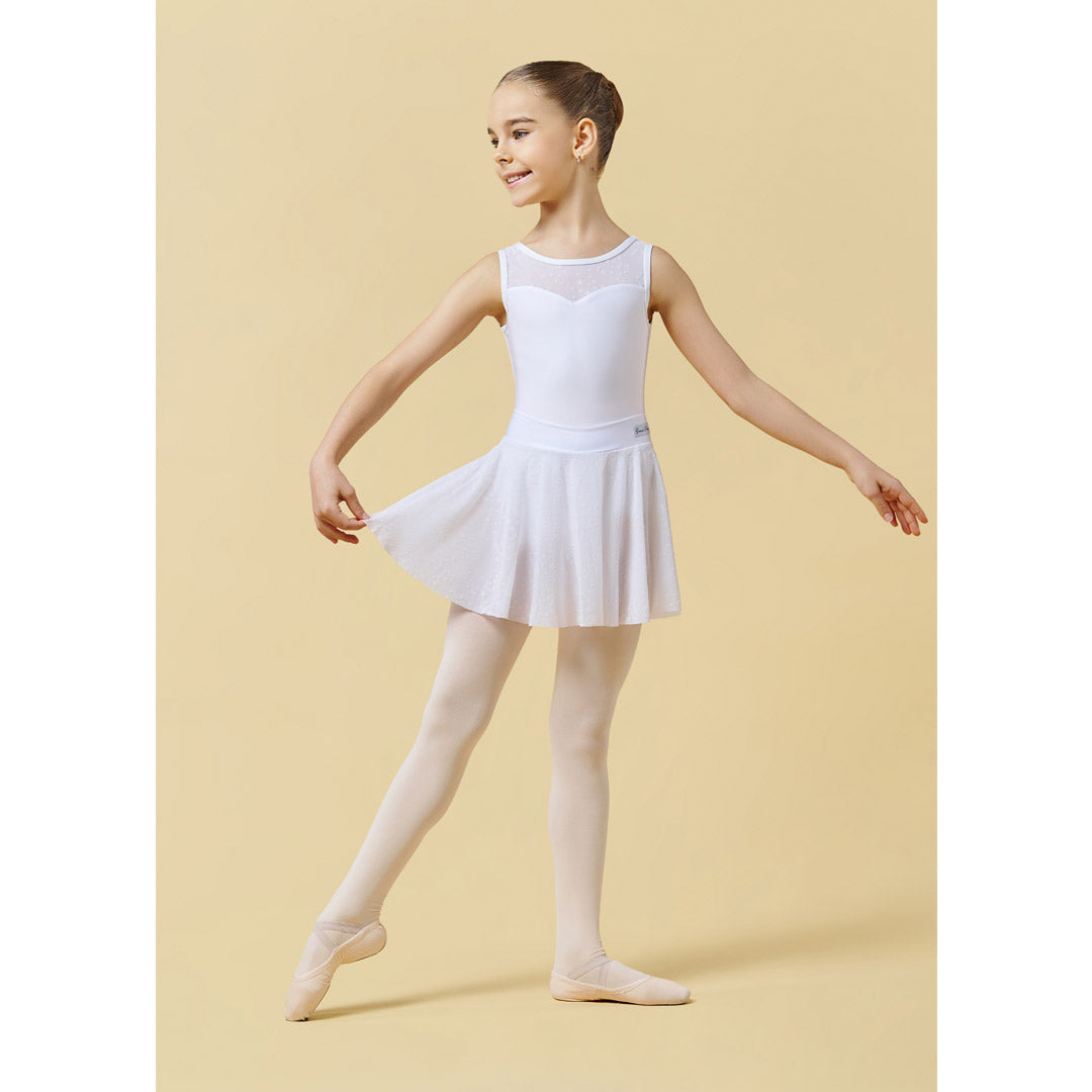 Paidiko Kormaki Xorou Amaniko GrandPrix Polaris Flocked Mesh White MelizDanceShop