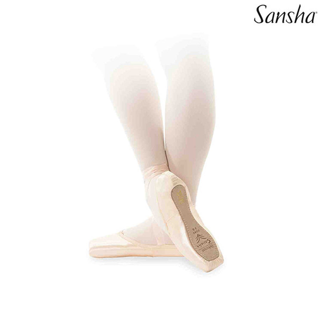 Papoutsia Mpaletou Pouent Sansha Debutante D101 Pointe Shoes MelizDanceShop