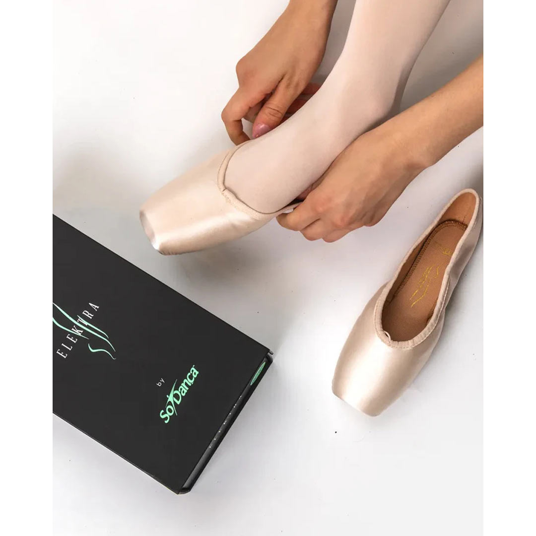 Papoutsia Mpaletou So Danca Joy II P324 Elektra Tech Pointe Shoes Pair 2 MelizDanceShop