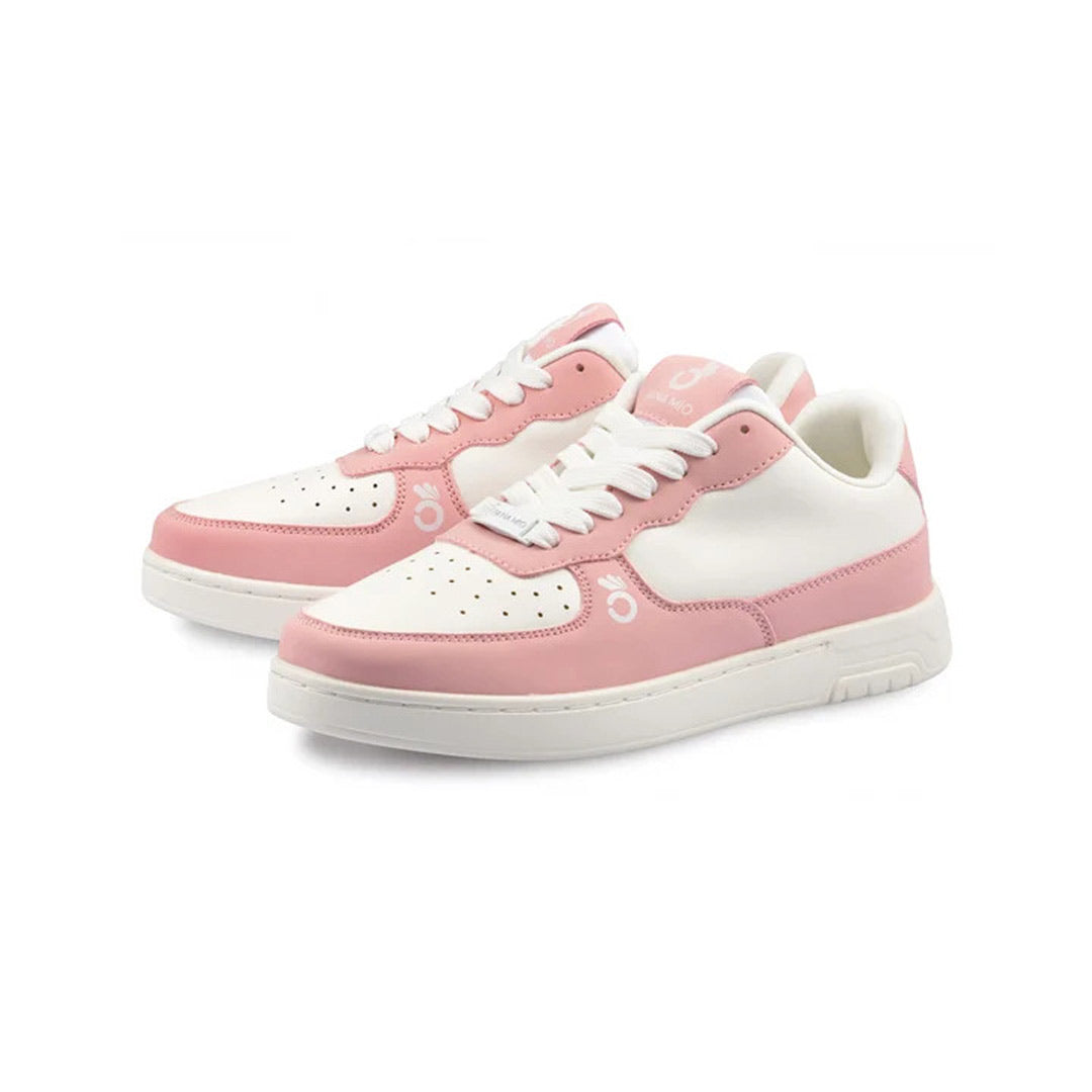 Papoutsia Xorou Athlitika Pana Mio Low Top Pink Street Sole Pair Profile MelizDanceShop
