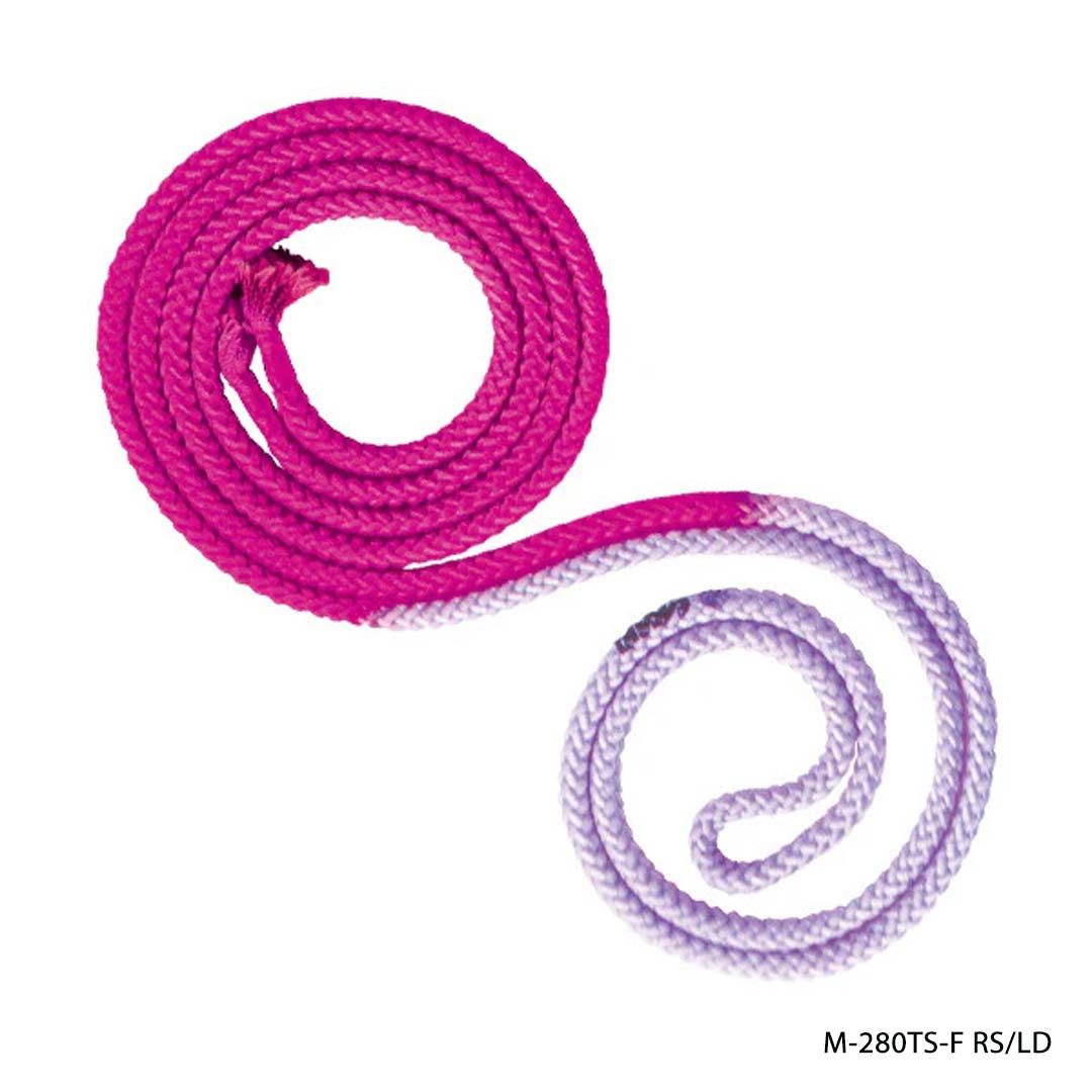 Sxoinaki Rythmikis ymnastikis Polixomo Agonistiko Sasaki M-280TS-F Double end FIG RS-LD Raspberry Lavender MelizDanceShop