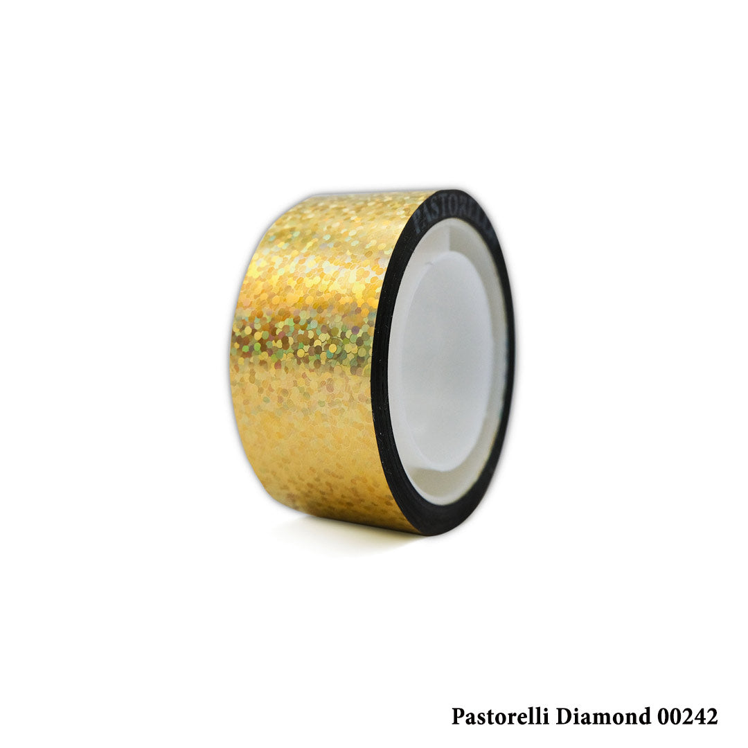 Tainia Gia Stefani Rhythmikis Gymnastikis Pastorelli Diamond 00242 Gold Hoop Tapes MelizDanceShop