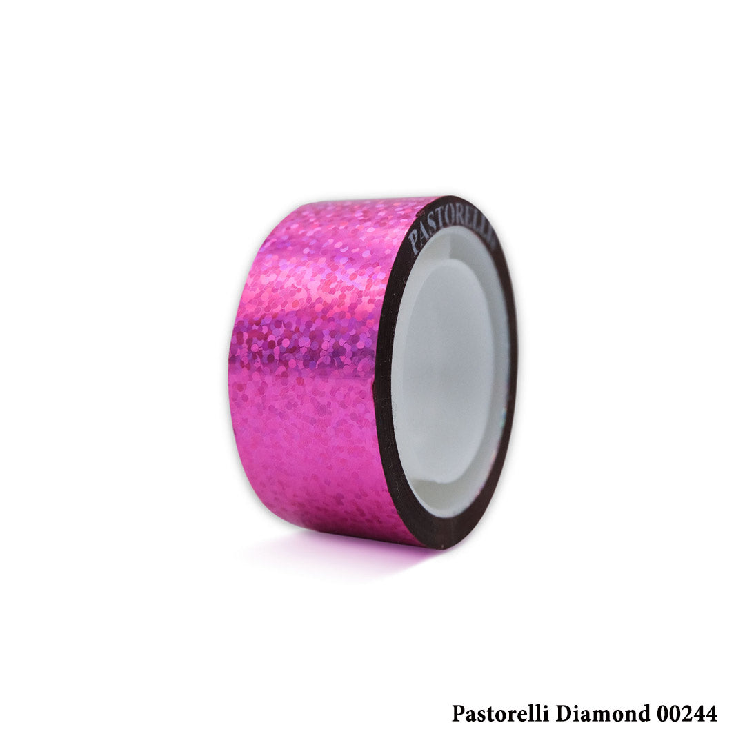 Tainia Gia Stefani Rhythmikis Gymnastikis Pastorelli Diamond 00244 FluorescentPink Hoop Tapes MelizDanceShop