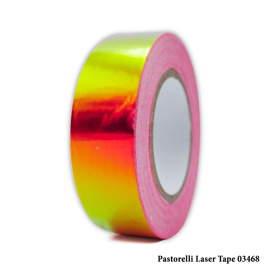 Tainia Gia Stefani Rhythmikis Gymnastikis Pastorelli Laser 03468 Red Lava Adhesive Hoop Tape MelizDanceShop
