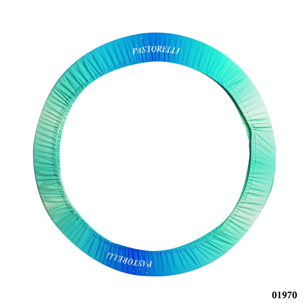 Thiki Gia Stefania Rhythmikis Gymnastikis Pastorelli Light Shaded Hoop Holder Blue Sky Blue 01970 with Rhinestones MelizDanceShop