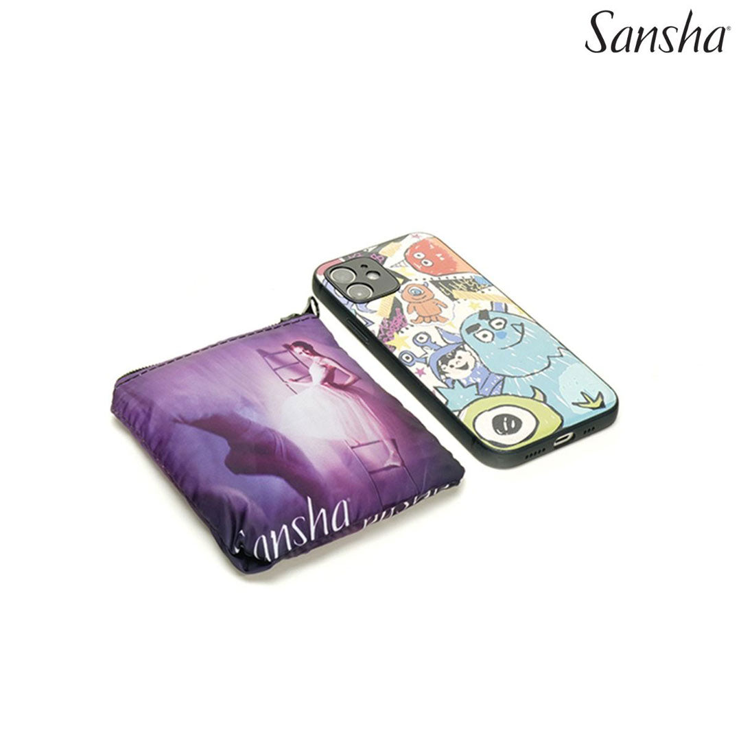 Tsanta Mpaletou Sansha 92BB1014 Foldable Bag Dark Purple Closed MelizDanceShop