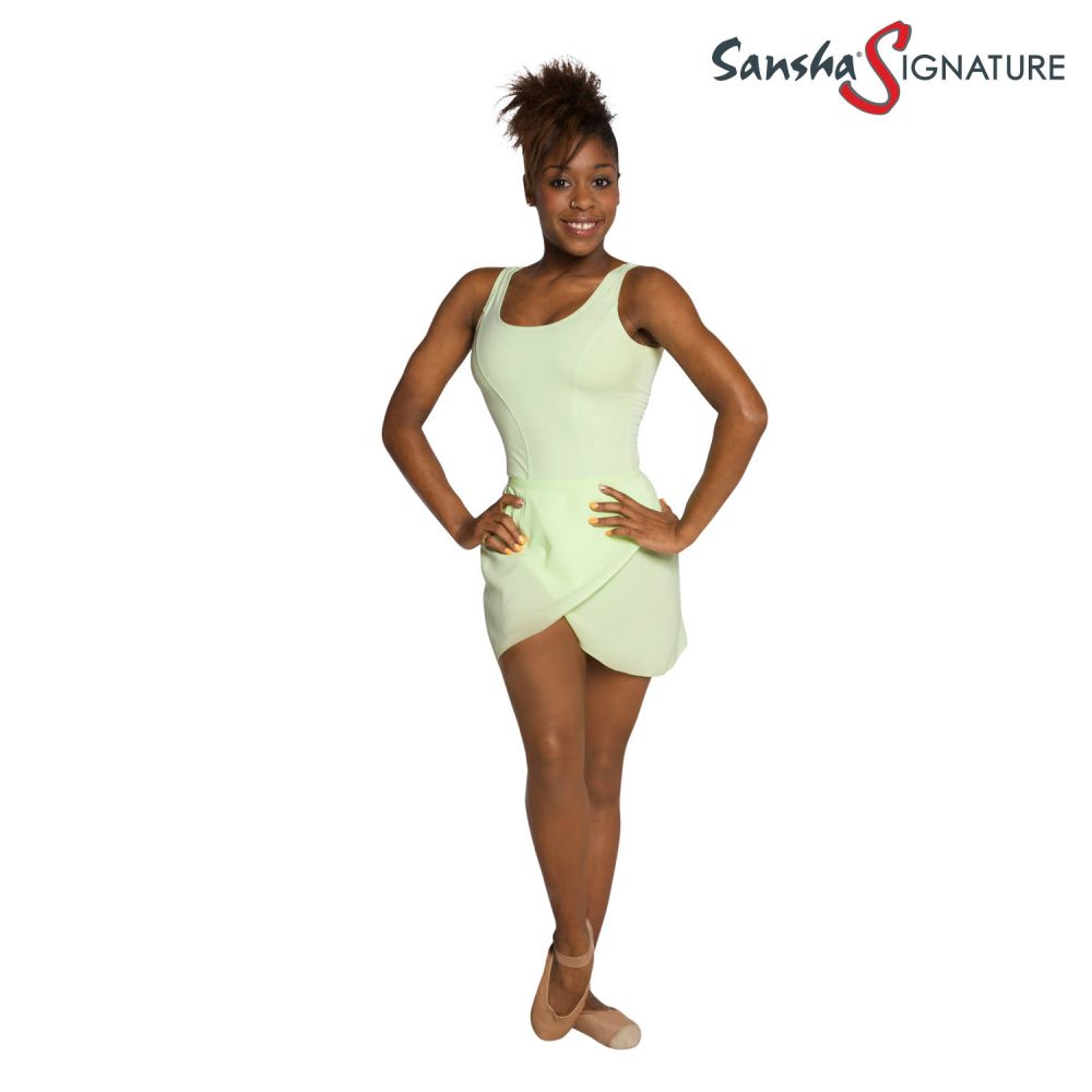 Fousta Mpaletou Gynaikeia Deti Sansha Skye Seafoam Green MelizDanceShop