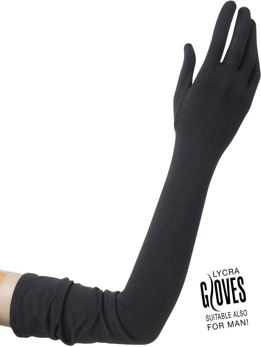 Gynaikeia Andrika Mavra Gantia Xorou 60ek Panw Apo Ton Agkwna Elastika OneSize Unisex MelizDanceShop