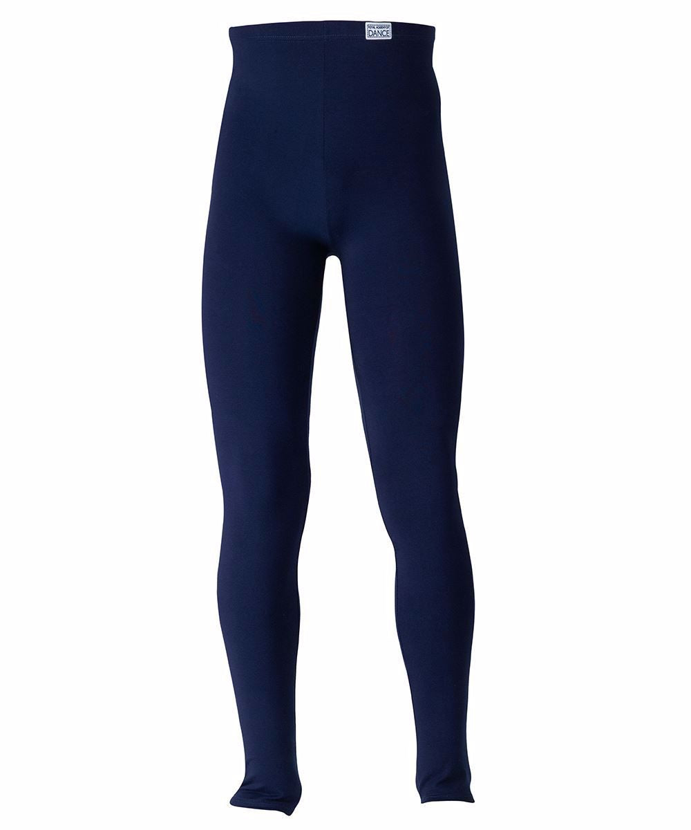 Kolan Xorou Andriko Paidiko FreedOfLondon Boy's Stirrup Tights RAD Cotton Navy MelizDanceShop