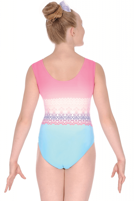 Kormaki Enorganis Rythmikis Gymnastikis Gynaikeio Paidiko TheZone Kaleidoscope Amaniko Trixrwmo Lycra Back MelizDanceShop