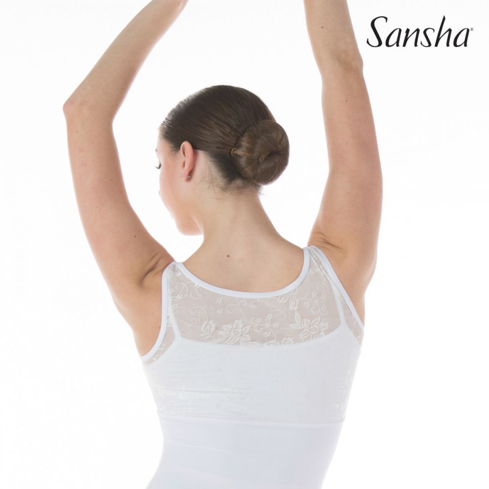 Kormaki Mpaletou Gynaikeio Tiranta Sansha Etienne White Back MelizDanceShop