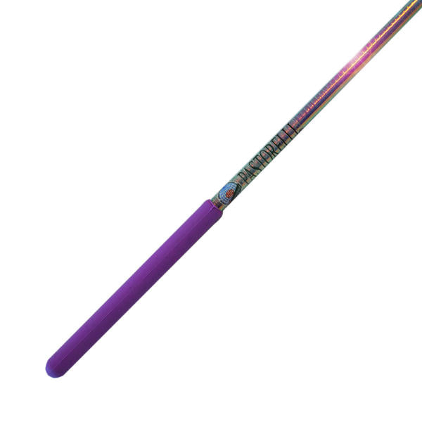 Ribbon Stick Mpagketa Kordelas Rythmikis Gymnastikis Polixromi Agonistiki Pastorelli Rotator Laser Line Stick FIG 03517 Sky Lilac Grip MelizDanceShop