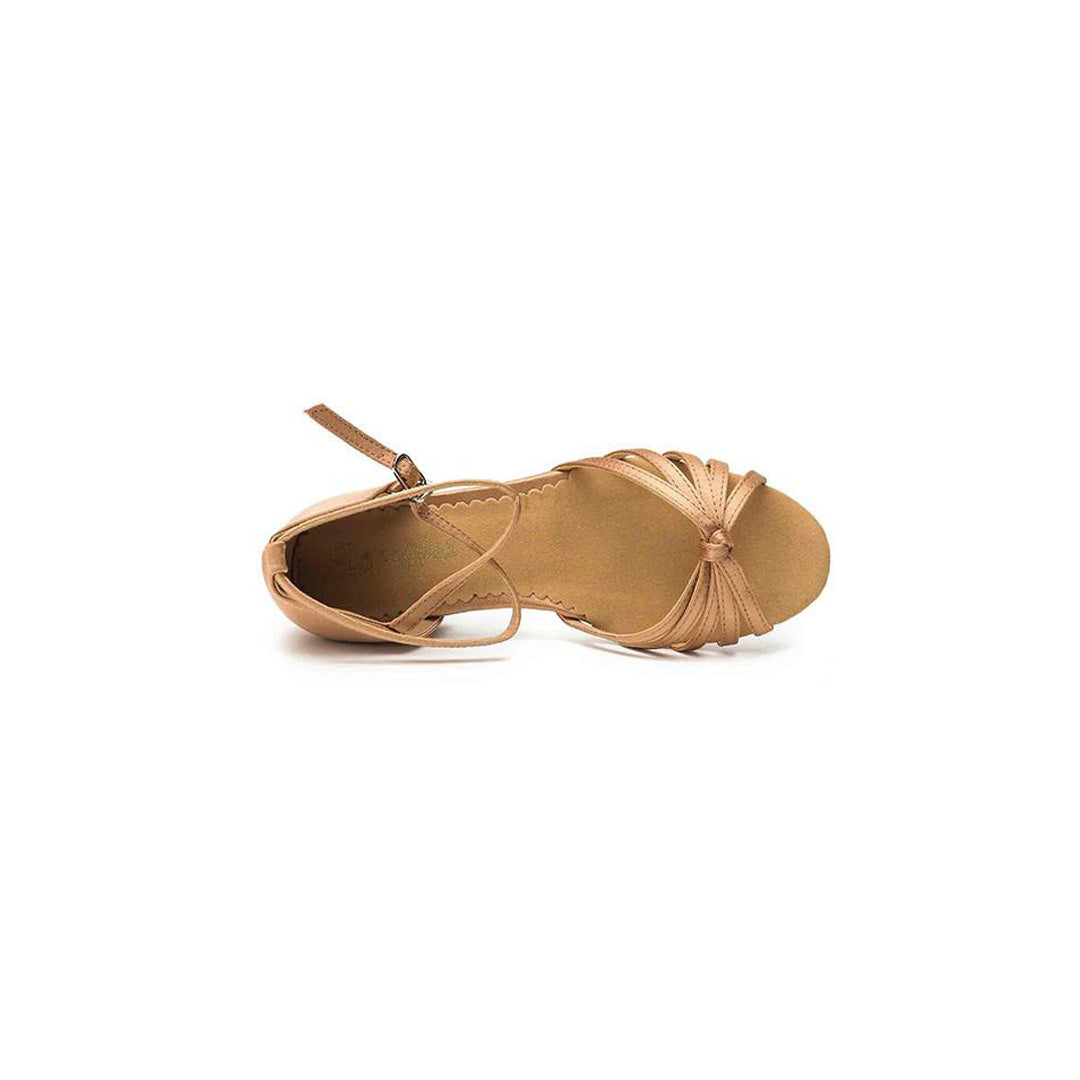 Paidika Papoutsia Xorou Latin Sansha Gracia Light Tan Katopsi MelizDanceShop