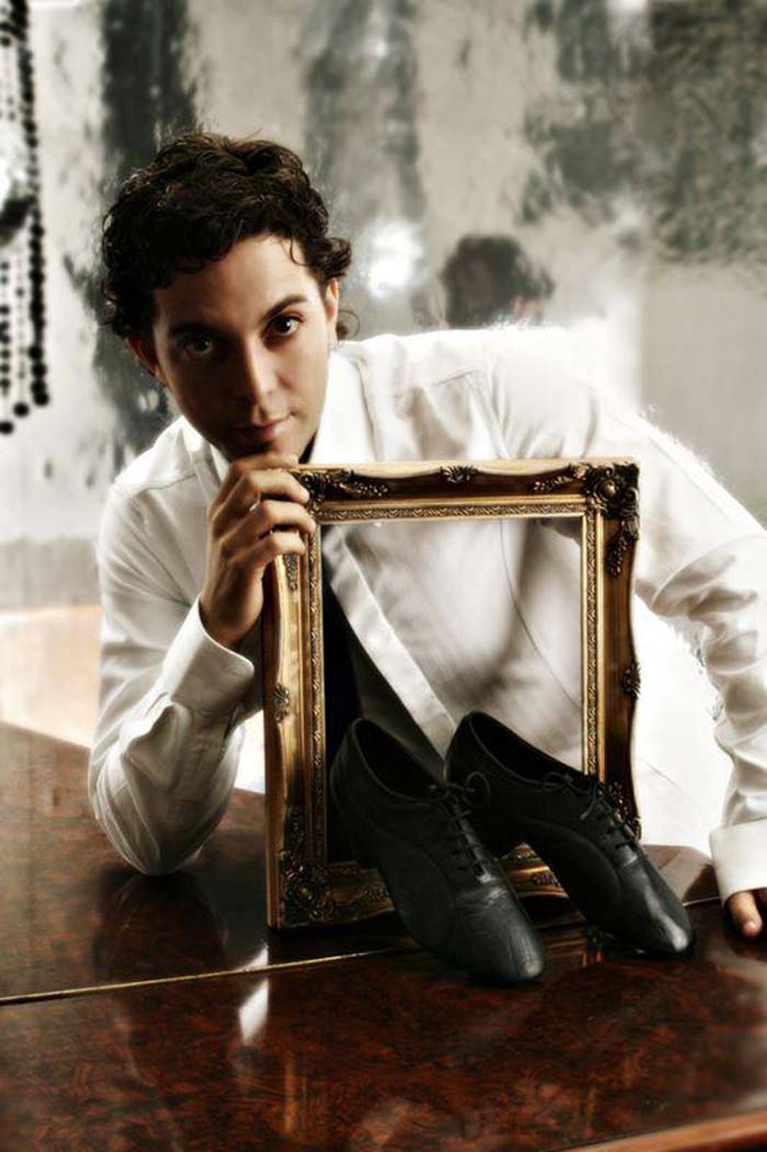 Papoutsia Latin Andrika Xeiropoihta Ray Rose Bryan Watson Leather Black Portrait MelizDanceShop