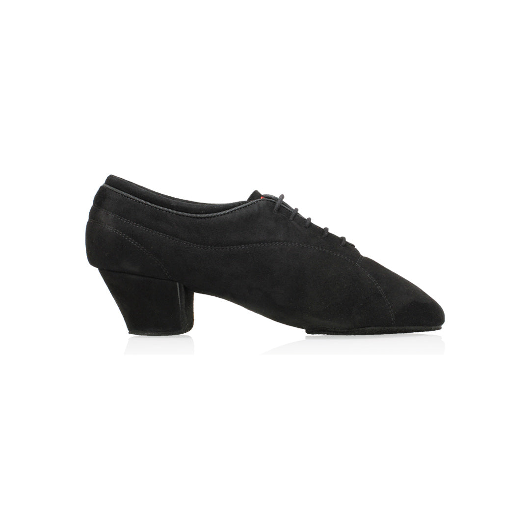 Papoutsia Latin Andrika Xeiropoihta Ray Rose ryan Watson Suede Nappa Black Profile MelizDanceShop