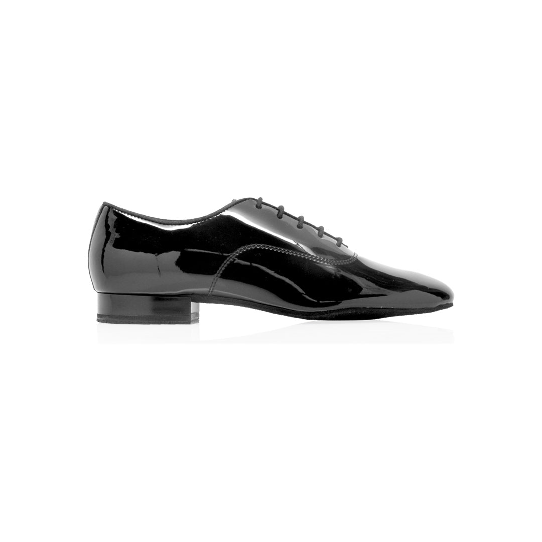 Papoutsia Ballroom Andrika Xeiropoihta RayRose Lukasz Patent Black Profile MelizDanceShop