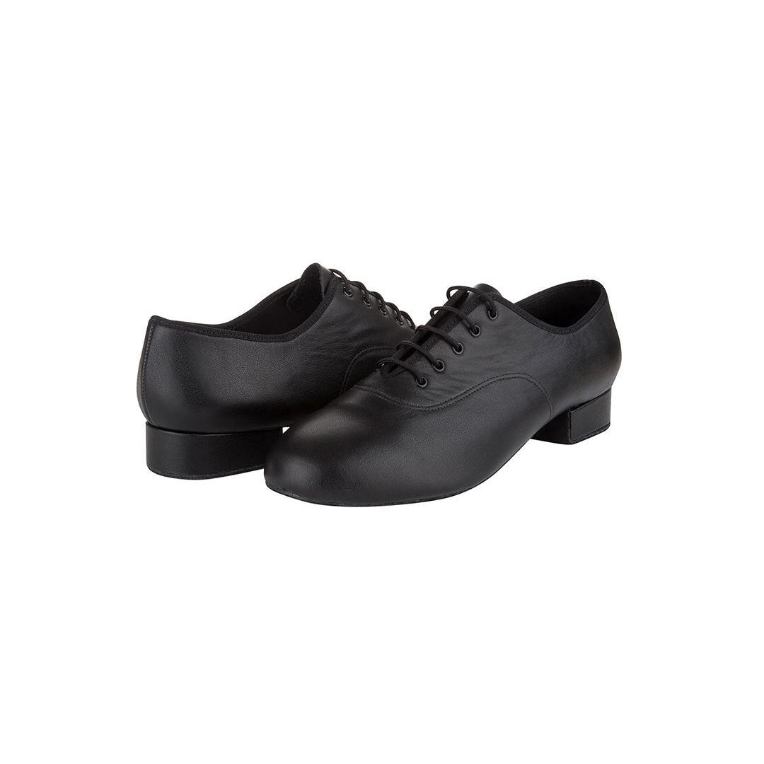 Papoutsia Latin Andrika Ballroom Evrwpaikwn Xeiropoihta FreedOfLondon 6692L Leather Black Pair MelizDanceShop