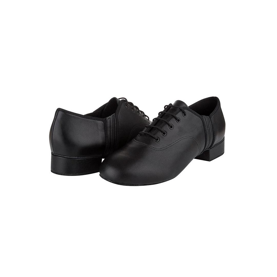 Papoutsia Latin Andrika Ballroom Evrwpaikwn Xeiropoihta FreedOfLondon Modern Flex Leather Black Pair MelizDanceShop