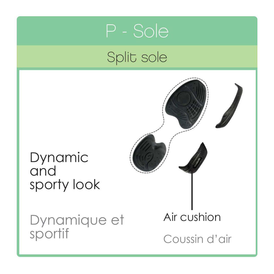 Papoutsia Latin Athlitika Unisex Sneakers Sansha Electron Silver Black Sole MelizDanceShop