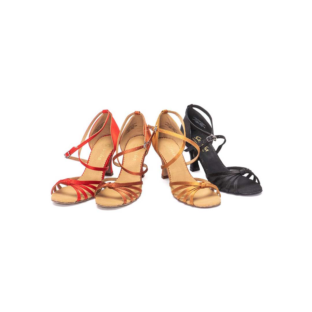 Papoutsia Latin Gynaikeia Sansha Caliopa Mavro MelizDanceShop