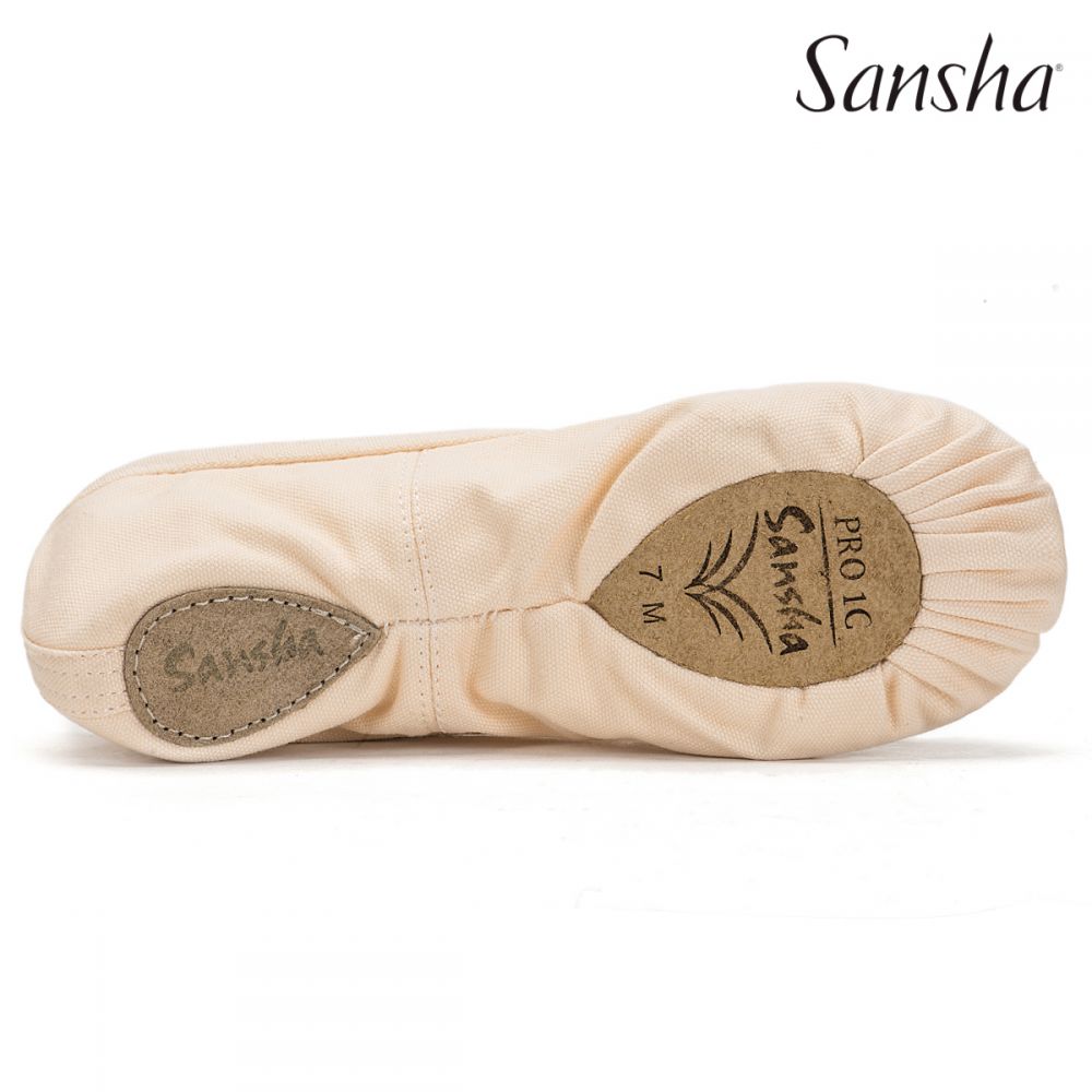 Papoutsia Mpaletou Malaka Gynaikeia Andrika Sansha Pro 1 C Split Sole Light Pink Sole MelizDanceShop