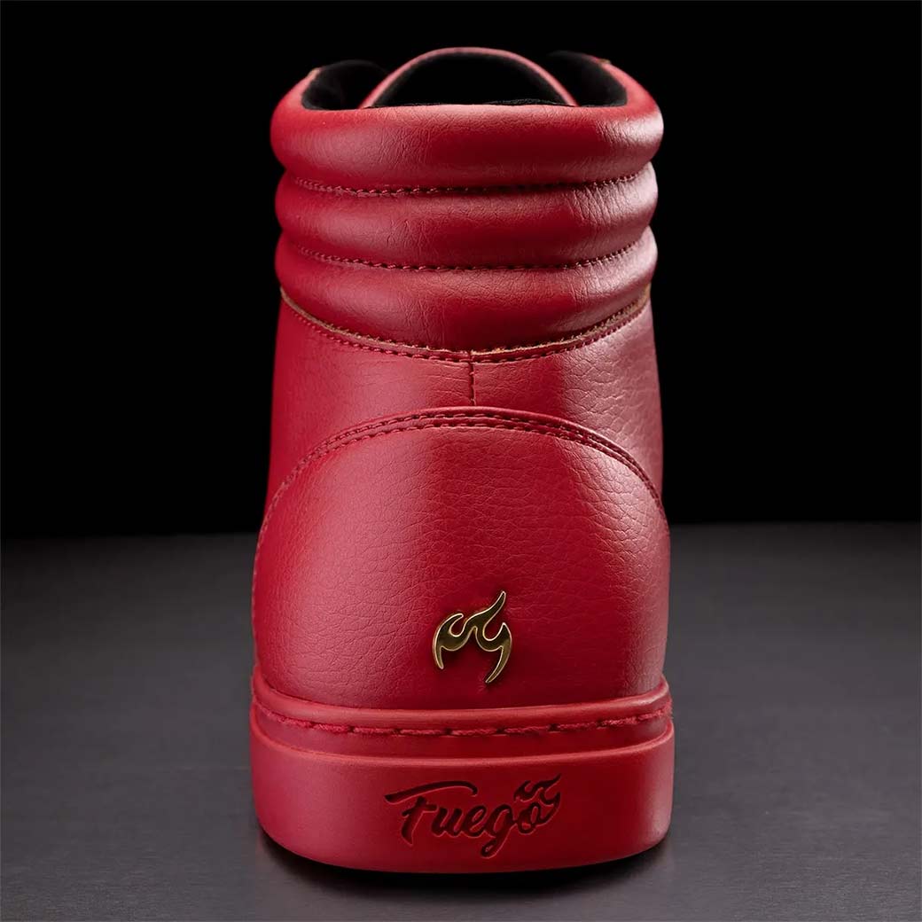 Papoutsia Xorou Athlitika Fuego High Top Red Back MelizDanceShop