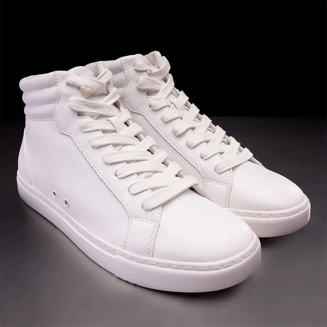 Papoutsia Xorou Athlitika Fuego High Top White Pair MelizDanceShop