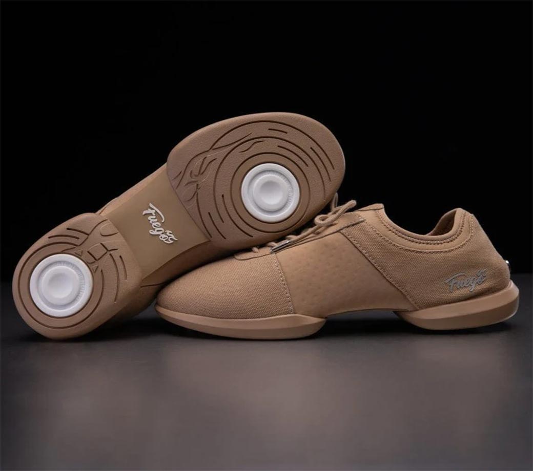 Papoutsia Xorou Athlitika Fuego Split Sole Latte Pair Sole 2 MelizDanceShop