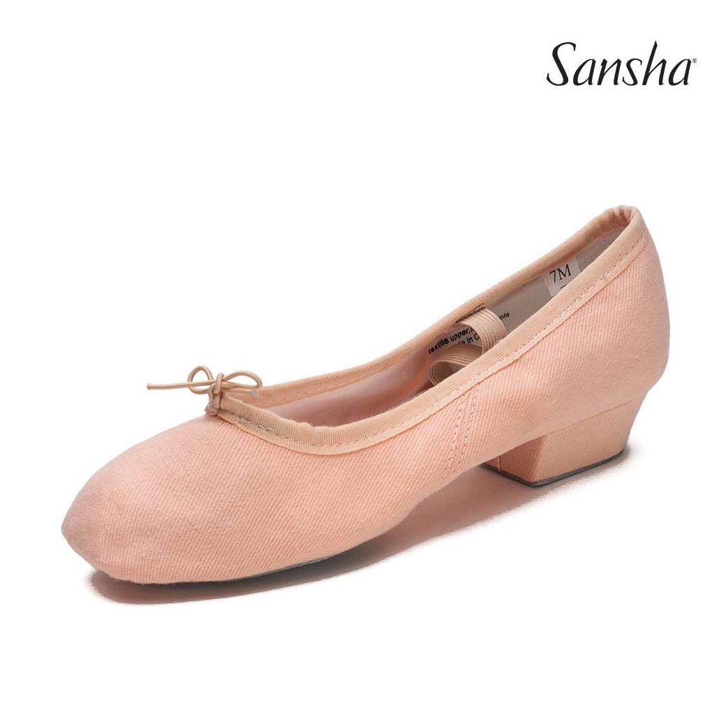 Papoutsia Xorou Character Didaskalias Sansha Prima Canvas Pink MelizDanceShop