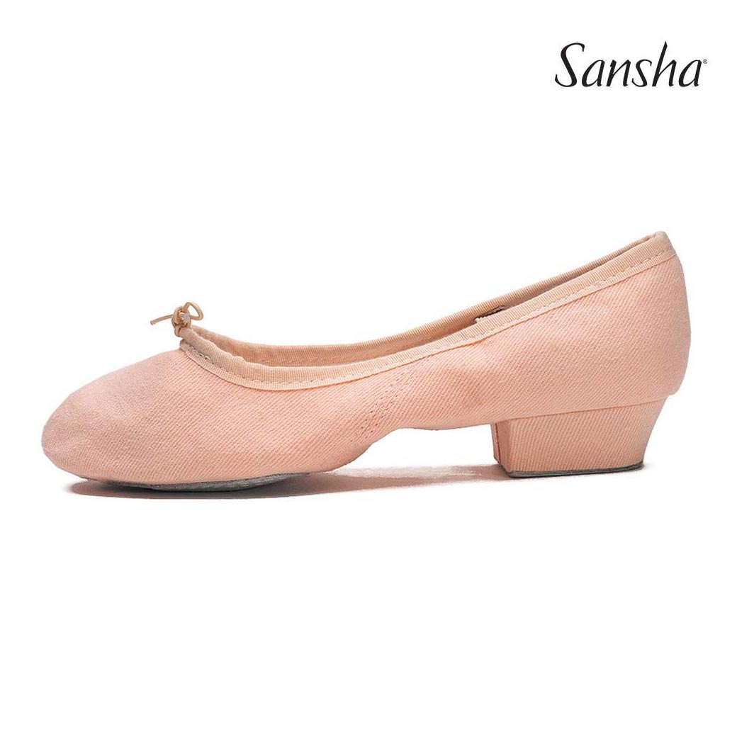Papoutsia Xorou Character Didaskalias Sansha Prima Canvas Pink Profile MelizDanceShop