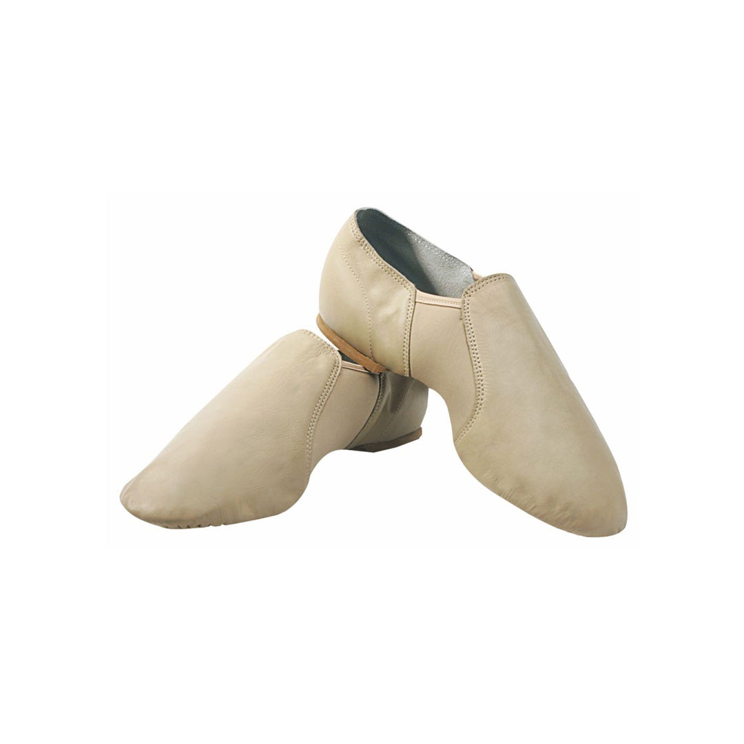 Papoutsia Xorou Jazz Paidika Sansha Little Charlotte Leather Cappuccino MelizDanceShop