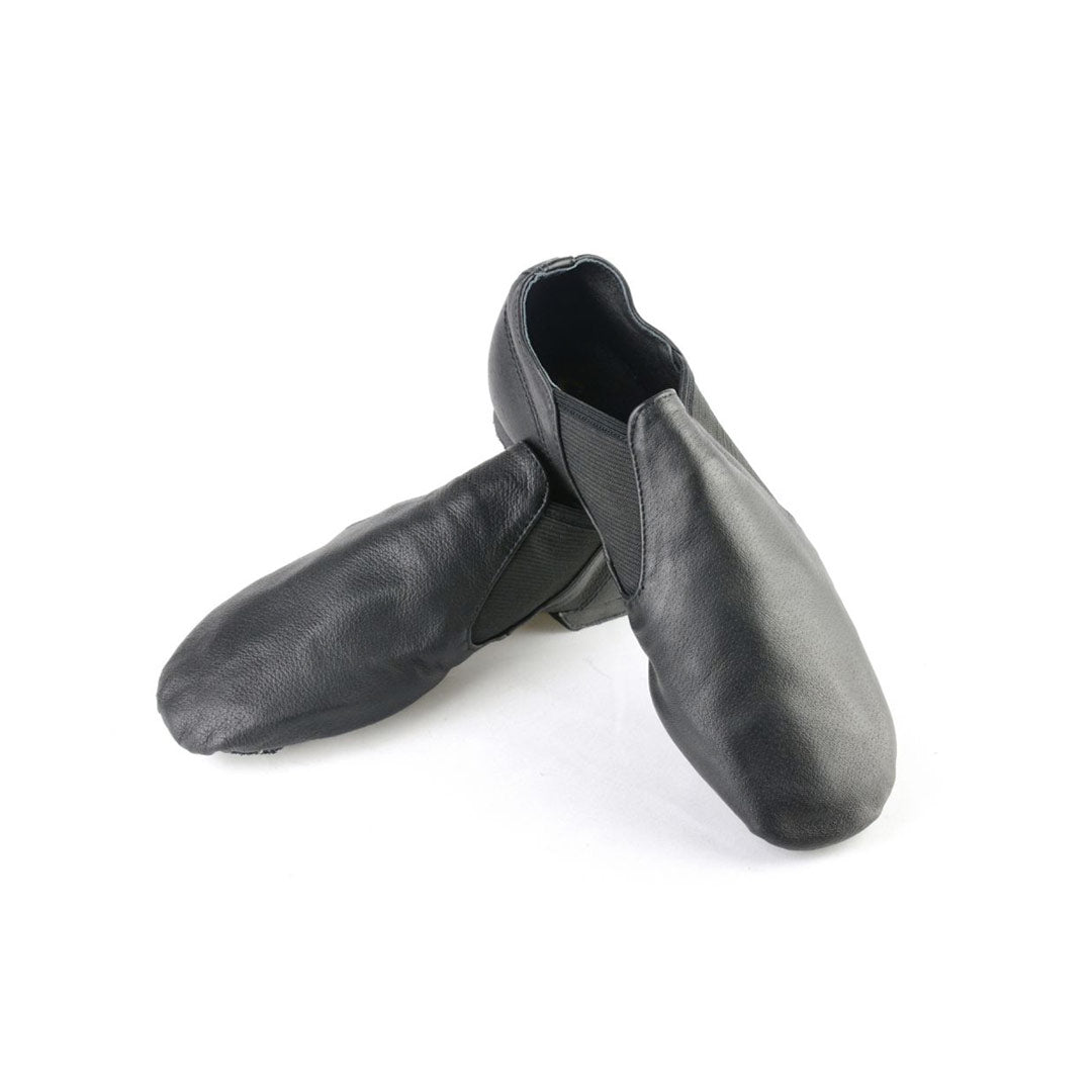 Papoutsia Xorou Jazz Unisex Sansha Moderno Leather Black Pair MelizDanceShop