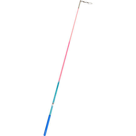 Ribbon Stick Mpagketa Kordelas Rythmikis Gymnastikis Polixrwmi Agonistiki Pastorelli Shaded Glitter Stick FIG 00400 Emerald Fluo Pink Baby Pink Light Blue Grip MelizDanceShop
