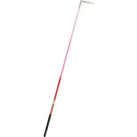 Ribbon Stick Mpagketa Kordelas Rythmikis Gymnastikis Polixrwmi Agonistiki Pastorelli Shaded Glitter Stick FIG 00400 Red Fluo Pink Baby Pink Light Black Grip MelizDanceShop