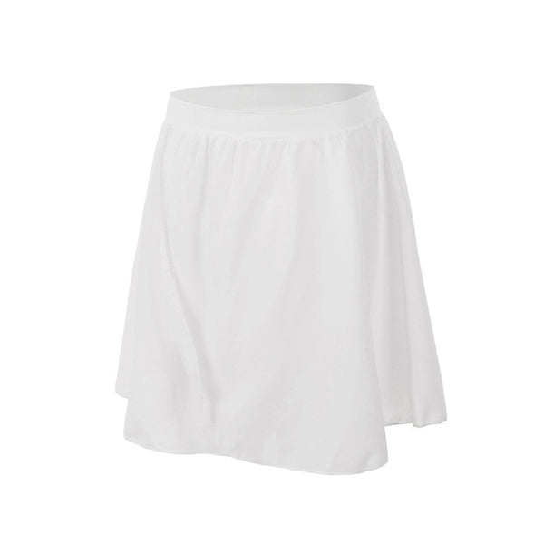 Fousta Mpaletou Paidiki me Lastixo Sansha Serenity White Back MelizDanceShop