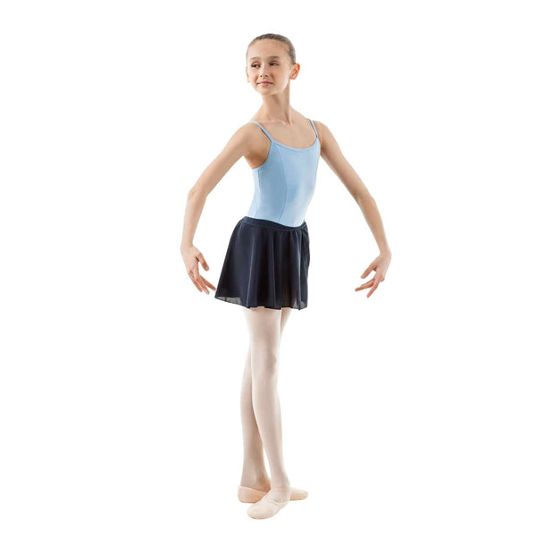 Fousta Mpaletou Paidiki me Lastixo Sansha Serenity Black 1 MelizDanceShop