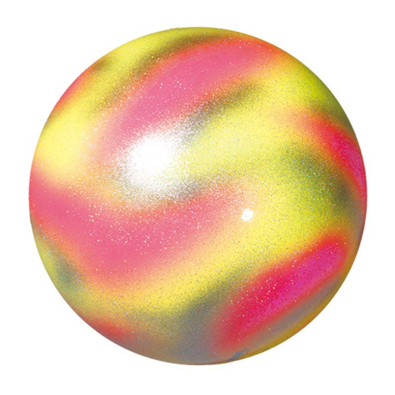 Mpala Rythmikis Gymnastikis Agonistiki Dixrvmi Sasaki M207VE Venus FIG APPROVED Lime Yellow Fluo Pink MelizDanceShop