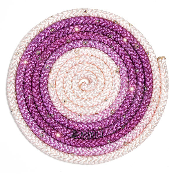 Sxoinaki Rythmikis Gymnastikis Agonistiko Pastorelli Shaded Swarovski AB Rhinestones FIG 02403 Cyclamen Light Pink MelizDanceShop