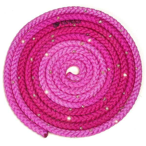 Sxoinaki Rythmikis Gymnastikis Agonistiko Pastorelli Shaded Swarovski AB Rhinestones FIG 02403 Fuchsia Pink MelizDanceShop