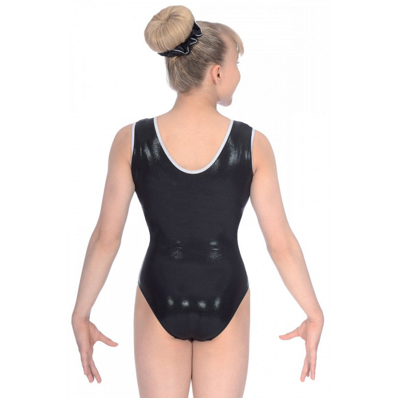 Kormaki Rythmikis Enorganis Gymnastikis The Zone Flyte Amaniko Metalliki Likra Black Back MelizDanceShop