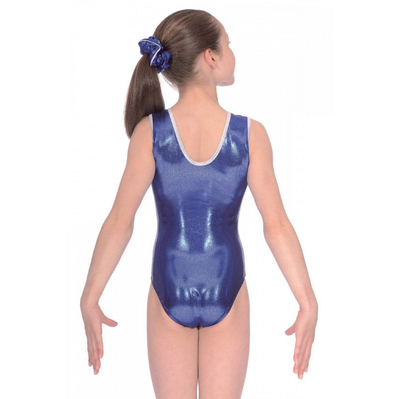 Kormaki Rythmikis Enorganis Gymnastikis The Zone Flyte Amaniko Metalliki Likra Navy Back MelizDanceShop