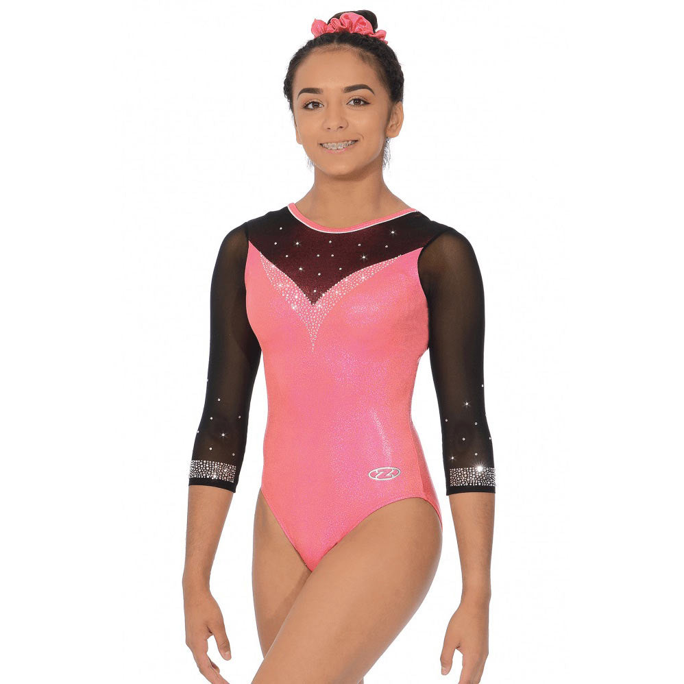 Kormaki Rythmikis Enorganis Gymnastikis The Zone Harper 3/4 Peach MelizDanceShop